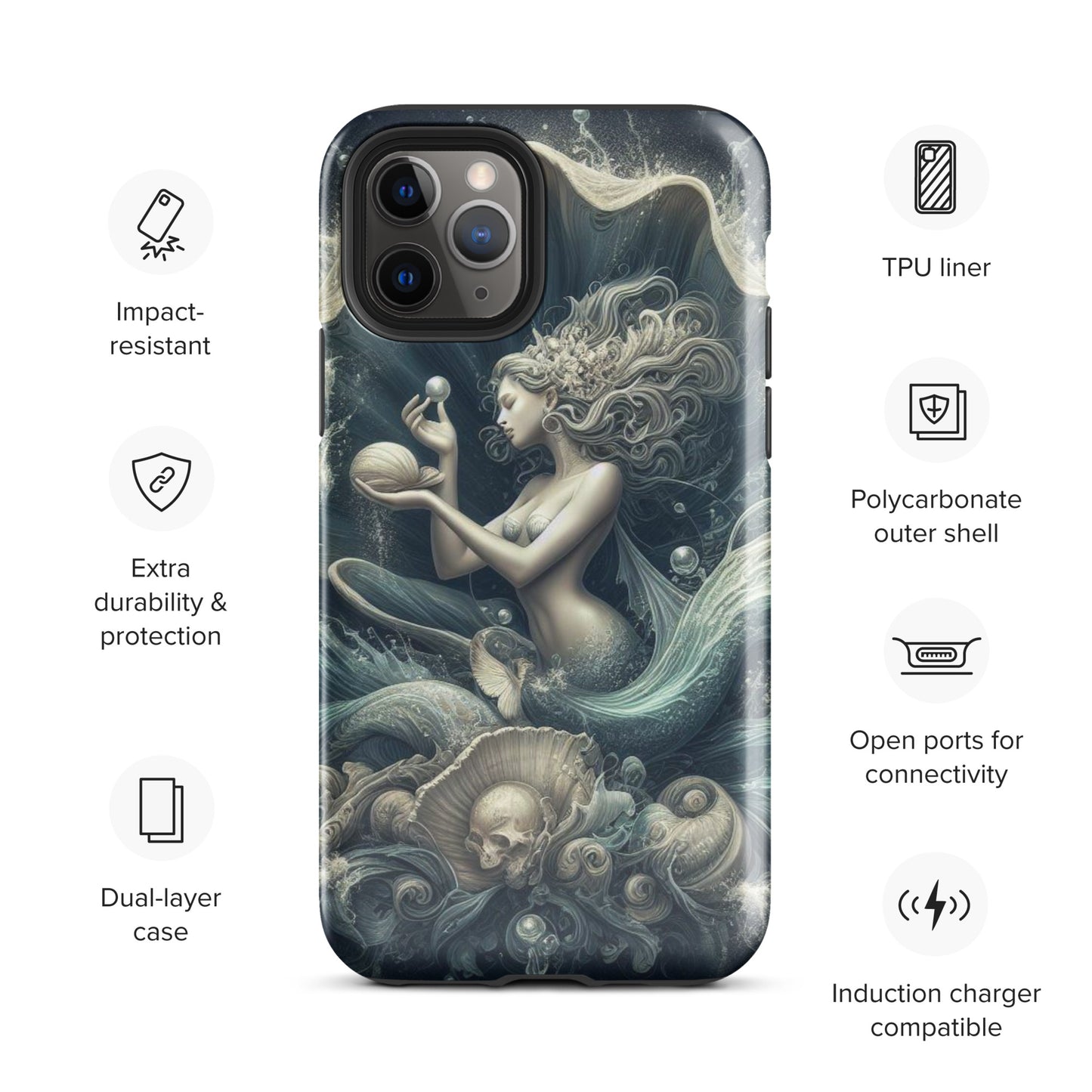 Majestic Mermaid Tough Case for iPhone®