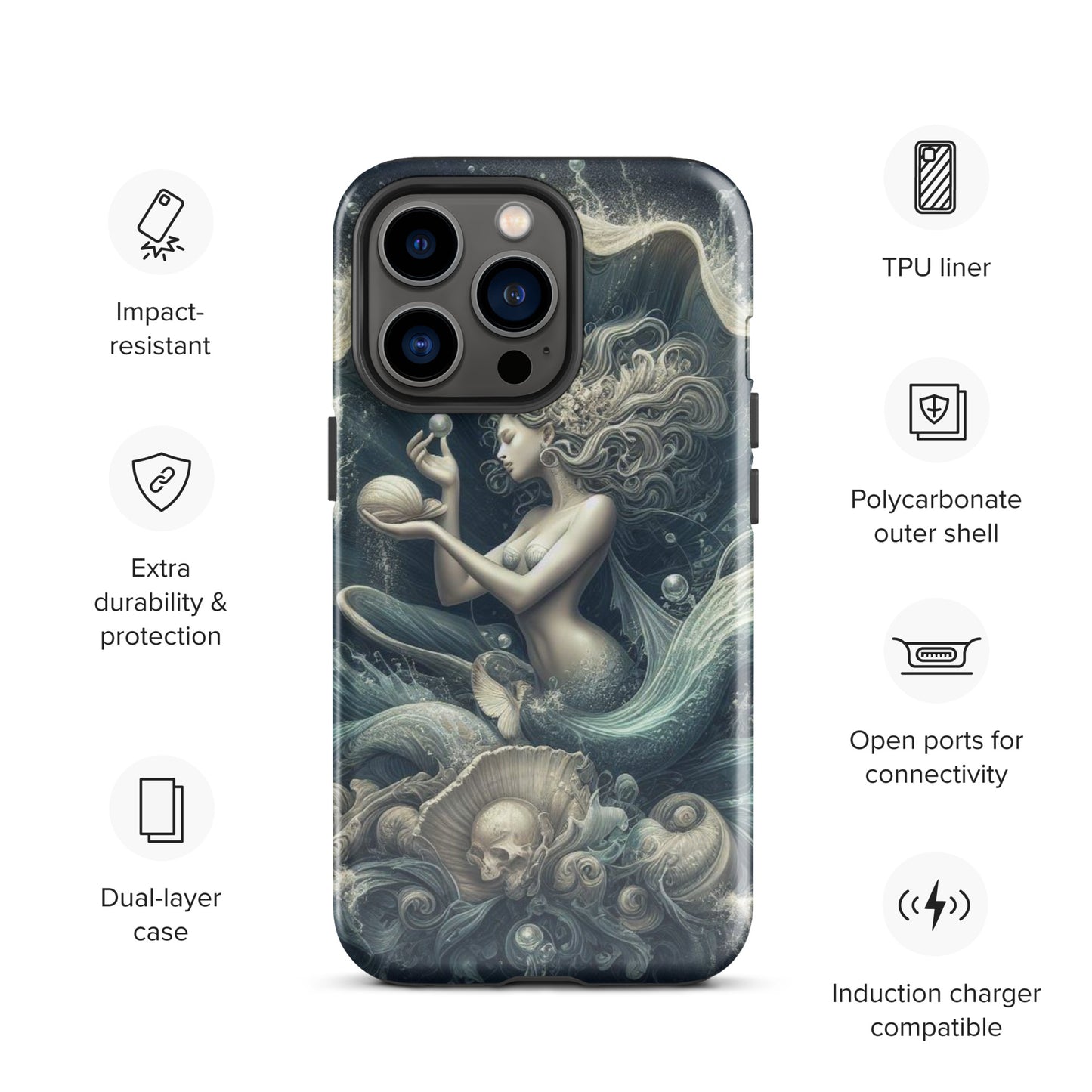 Majestic Mermaid Tough Case for iPhone®