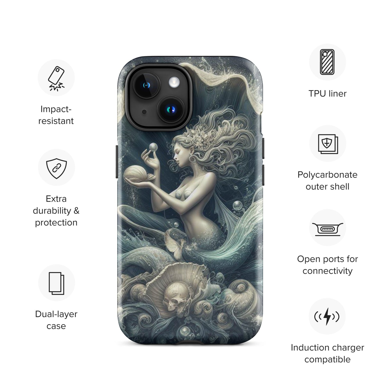 Majestic Mermaid Tough Case for iPhone®