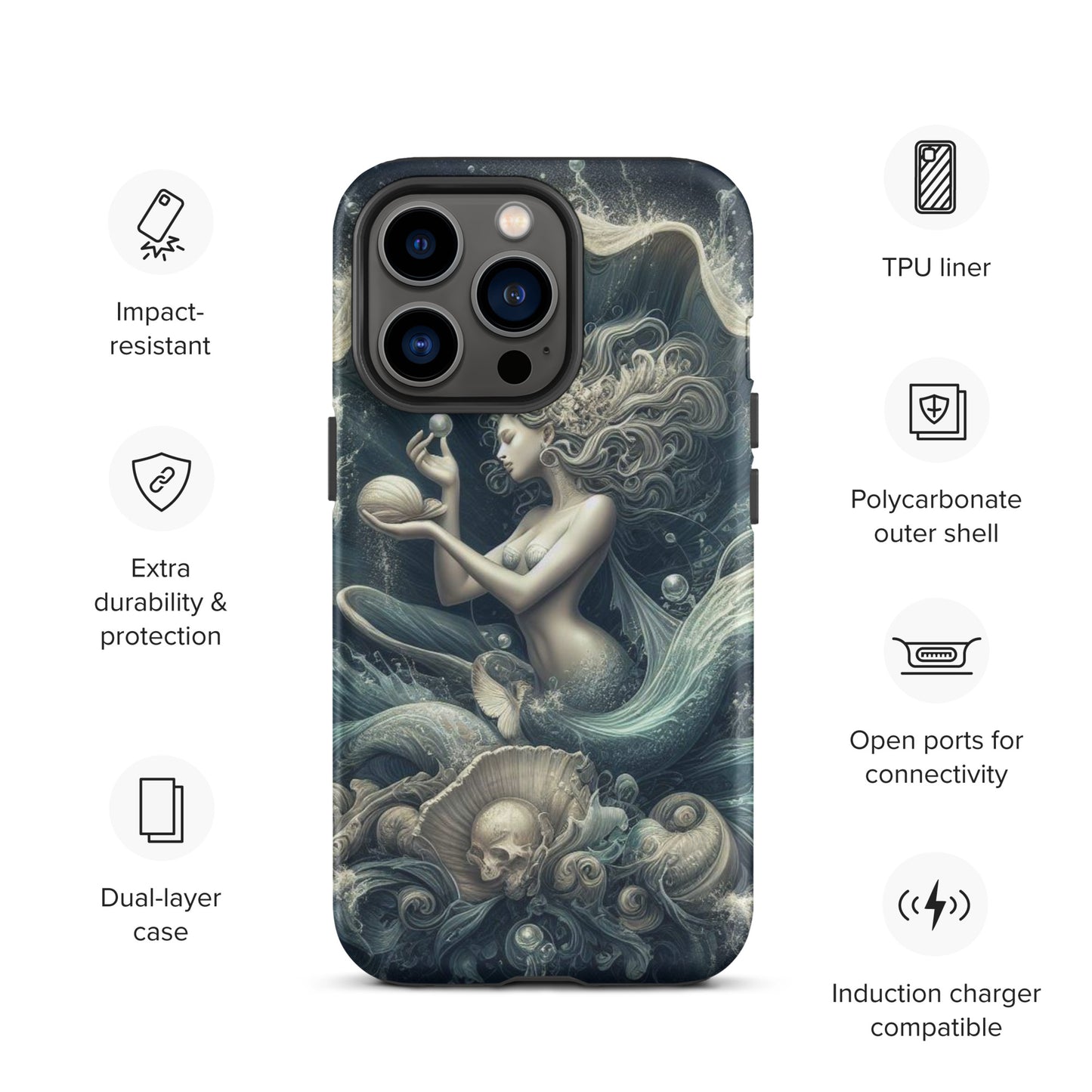 Majestic Mermaid Tough Case for iPhone®