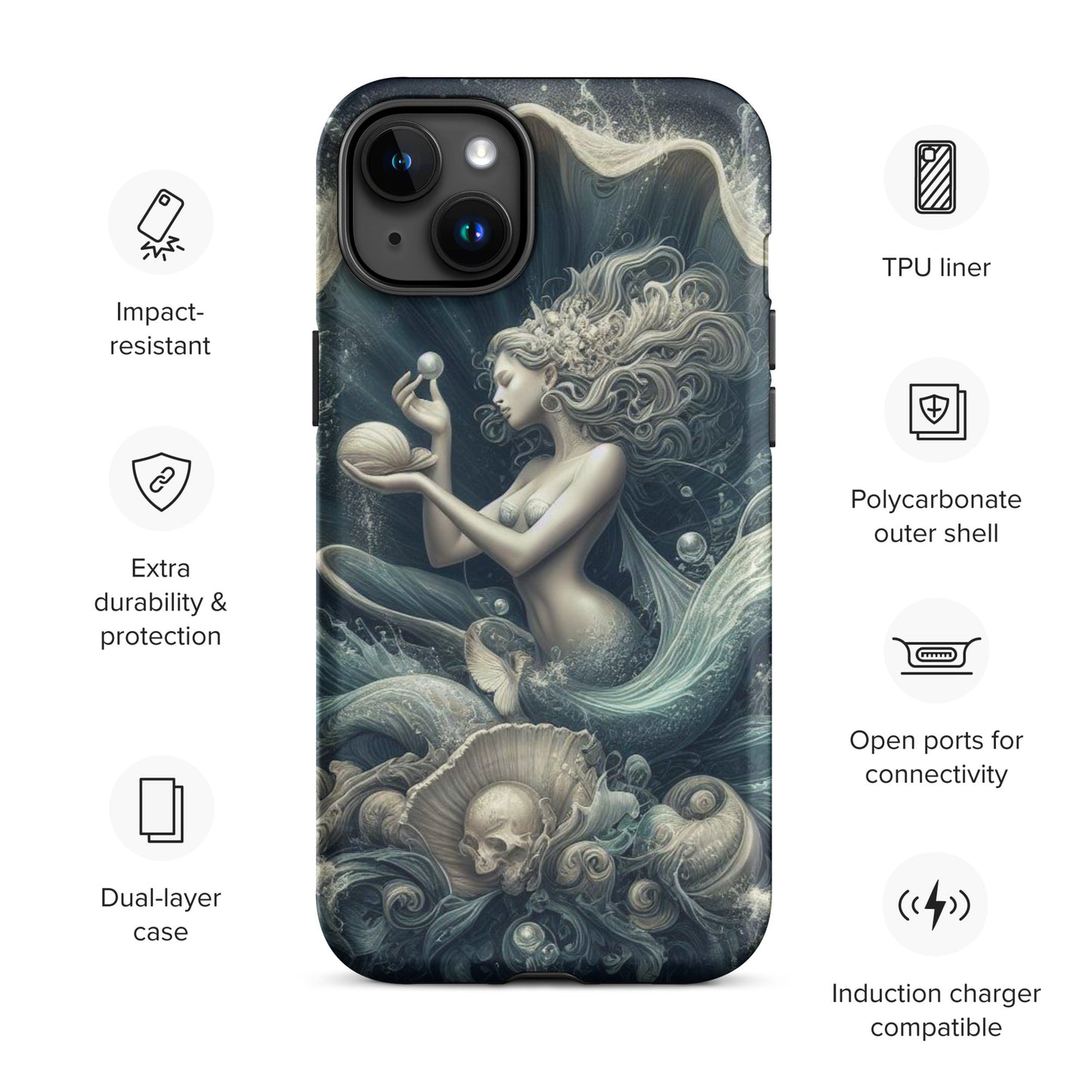 Majestic Mermaid Tough Case for iPhone®