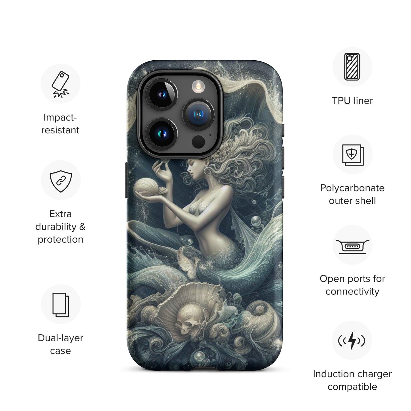 Majestic Mermaid Tough Case for iPhone®